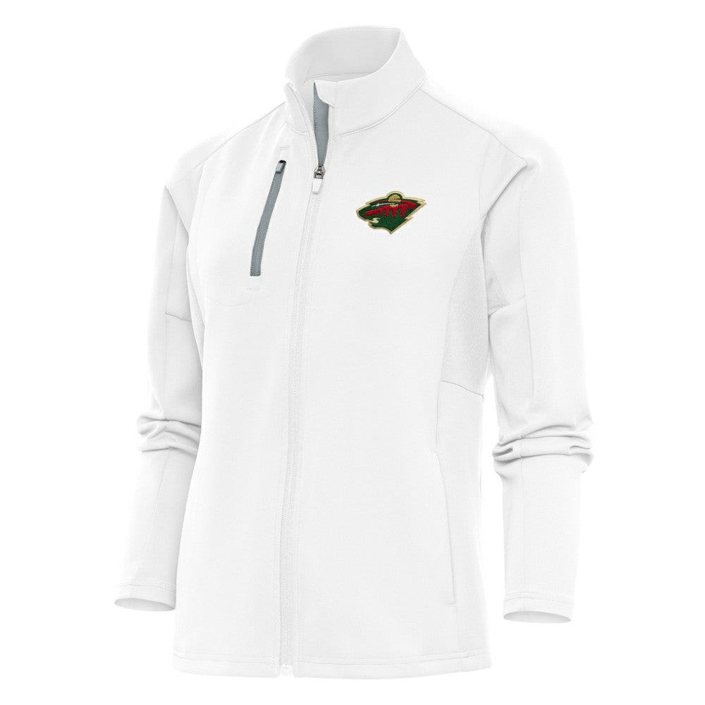 Minnesota Wild Antigua Women's Team Logo Generation Full-Zip Jacket - White | NHL near me