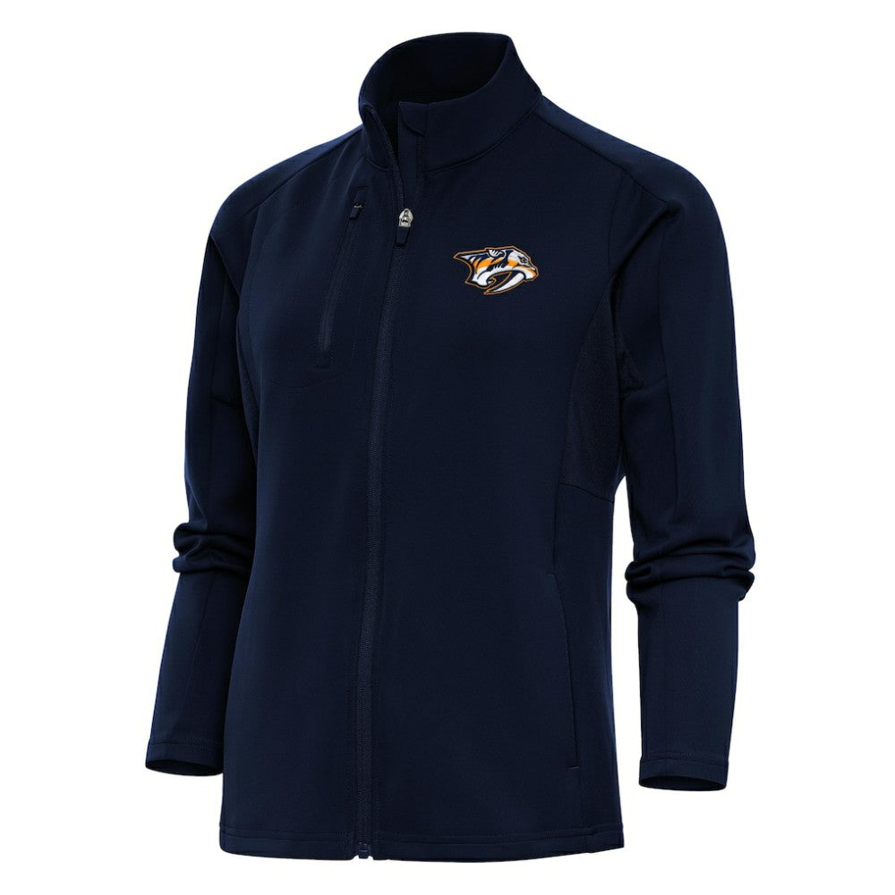 Nashville Predators Antigua Women's Team Logo Generation Full-Zip Jacket - Navy | NHL online