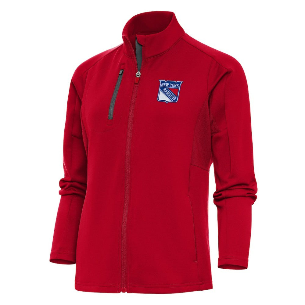 New York Rangers Antigua Women's Team Logo Generation Full-Zip Jacket - Red | New Era Clearance