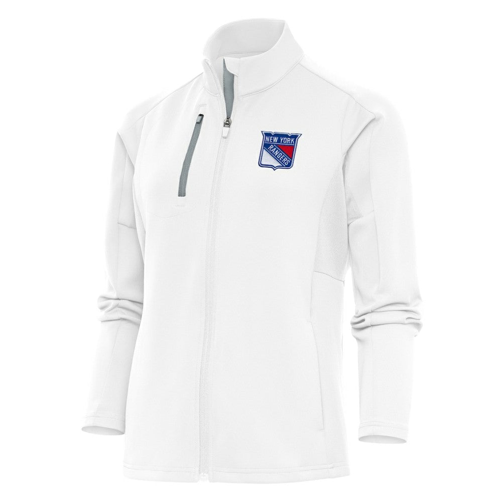 New York Rangers Antigua Women's Team Logo Generation Full-Zip Jacket - White | New Era sale
