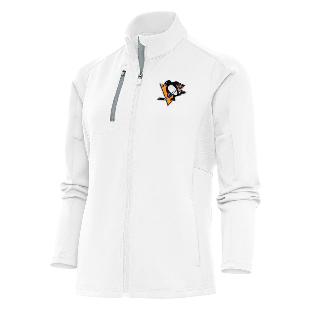 Pittsburgh Penguins Antigua Women's Team Logo Generation Full-Zip Jacket - White | NHL sale