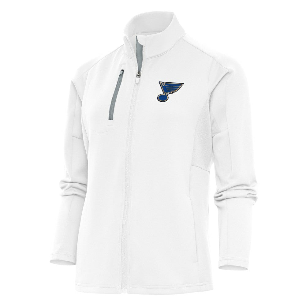 St. Louis Blues Antigua Women's Team Logo Generation Full-Zip Jacket - White | NHL sale