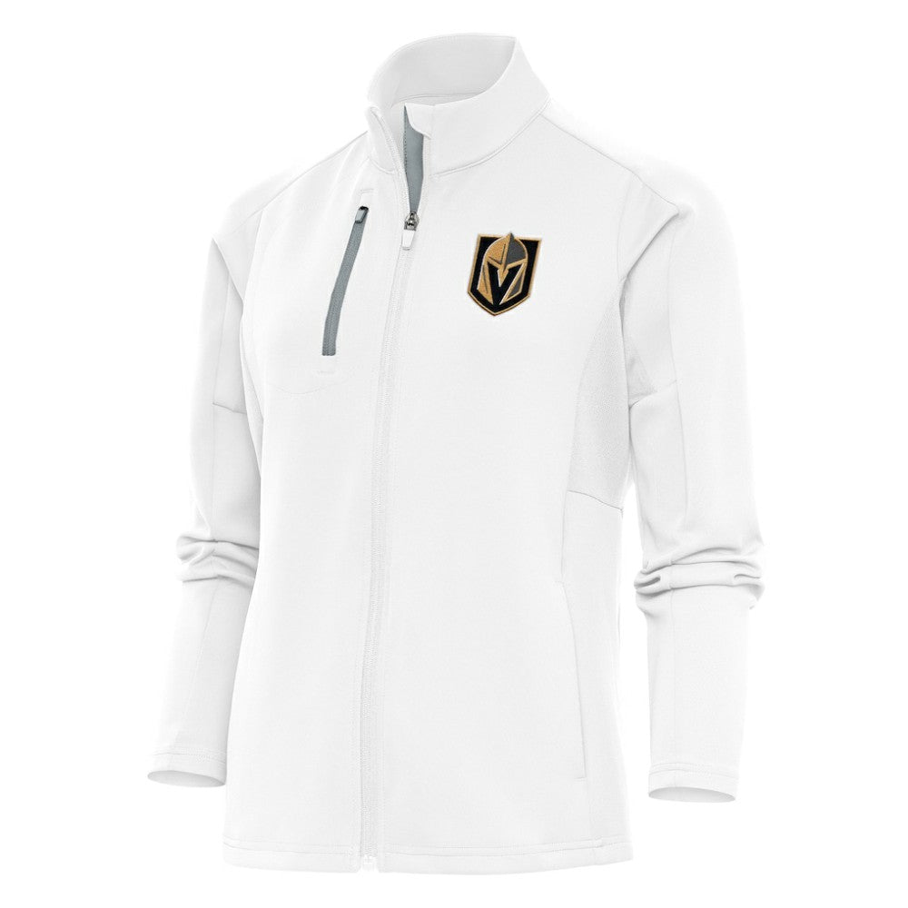 Vegas Golden Knights Antigua Women's Team Logo Generation Full-Zip Jacket - White | NHL near me