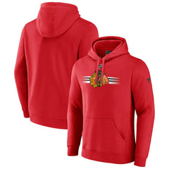 Chicago Blackhawks Fanatics Authentic Pro Secondary Pullover Hoodie - Red | Fanatics Clearance