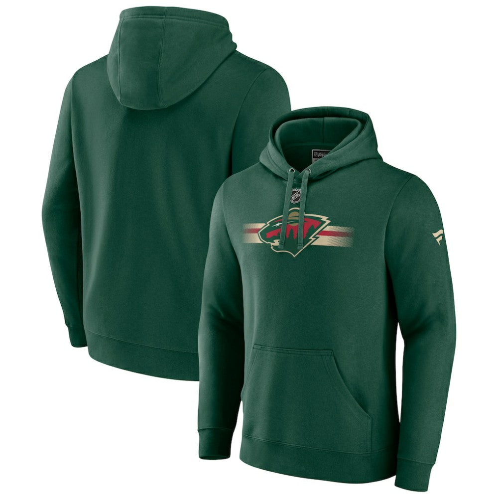 Minnesota Wild Fanatics Authentic Pro Secondary Pullover Hoodie - Green | Fanatics Clearance