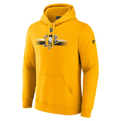 Pittsburgh Penguins Fanatics Authentic Pro Secondary Pullover Hoodie - Gold | Fanatics Clearance