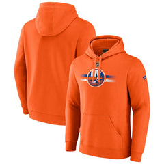 New York Islanders Fanatics Authentic Pro Secondary Pullover Hoodie - Orange | Fanatics online