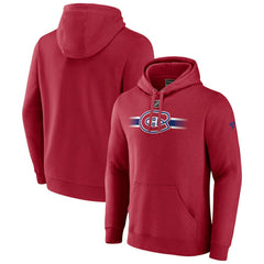 Montreal Canadiens Fanatics Authentic Pro Secondary Pullover Hoodie - Red | Fanatics Lifestyle