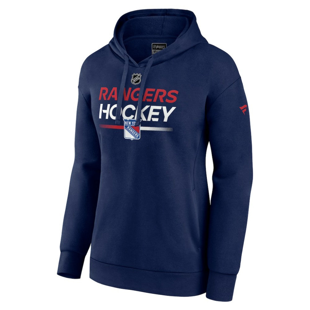 New York Rangers Fanatics Women's Authentic Pro Pullover Hoodie - Navy | Fanatics near me