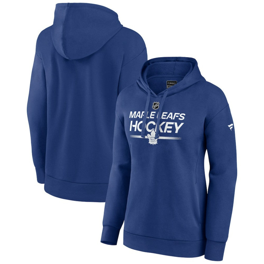 Toronto Maple Leafs Fanatics Women's Authentic Pro Pullover Hoodie - Blue | Fanatics on sale