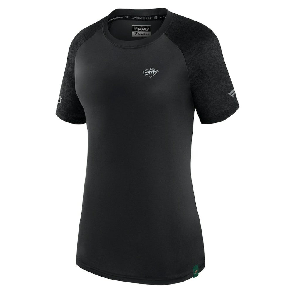 Minnesota Wild Fanatics Women's Authentic Pro Tech T-Shirt - Black | Fanatics on sale