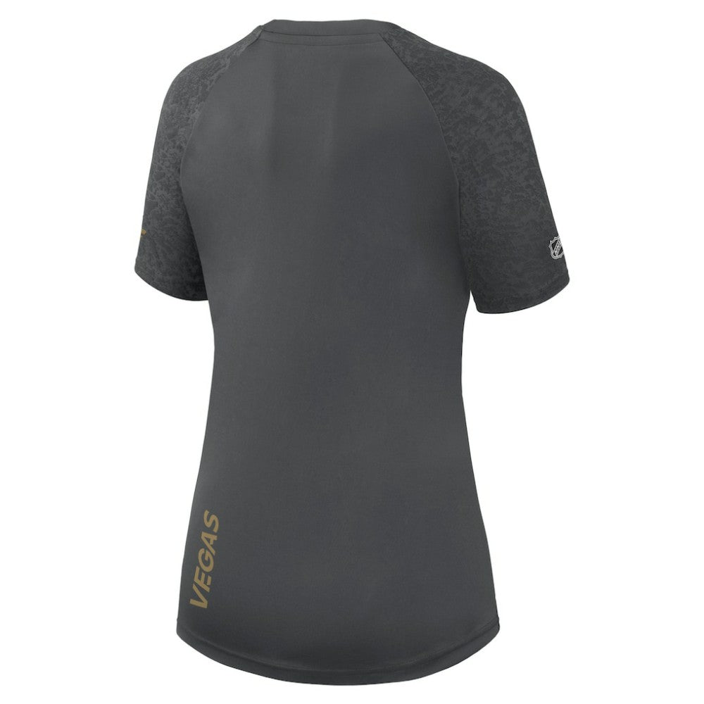Vegas Golden Knights Fanatics Women's Authentic Pro Tech T-Shirt - Gray | Fanatics Lifestyle