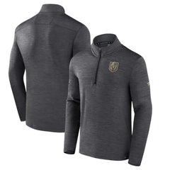 Vegas Golden Knights Fanatics Authentic Pro Quarter-Zip Pullover Top - Heather Charcoal | Fanatics Clearance