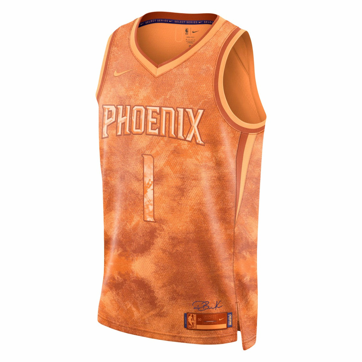 Nike Devin Booker Phoenix Suns Unisex Select Series Swingman Jersey Orange