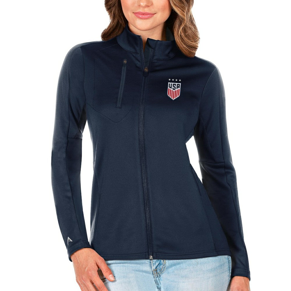 USWNT Antigua Women's Generation Full-Zip Jacket Navy