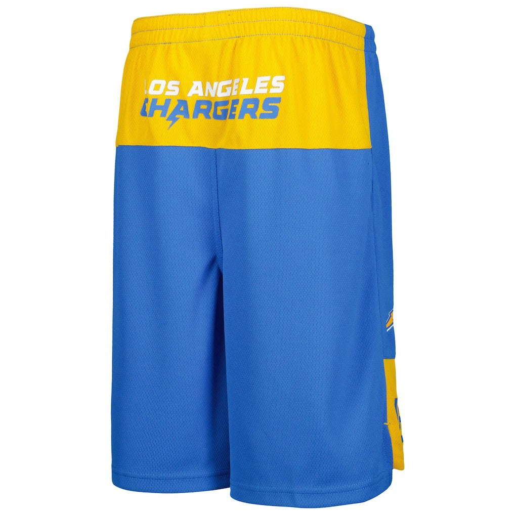 Justin Herbert Los Angeles Chargers Youth Player Name & Number Shorts - Powder Blue - NFL