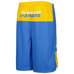 Justin Herbert Los Angeles Chargers Youth Player Name & Number Shorts - Powder Blue - NFL
