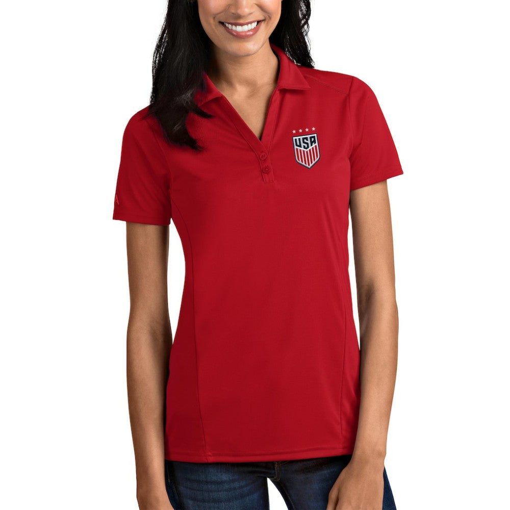 USWNT Antigua Women's Tribute Polo Red