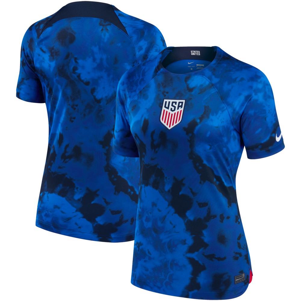 Nike - USMNT Women's 2022/23 Away Breathe Stadium Replica Blank Jersey - Blue