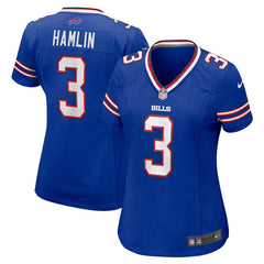 Damar Hamlin Buffalo Bills Women's Game Jersey - Royal - Nike
