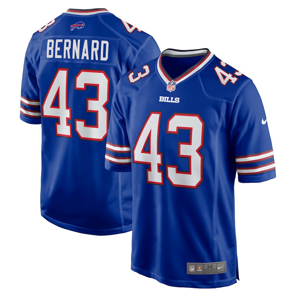 Terrel Bernard Buffalo Bills Game Player Jersey - Royal - Nike