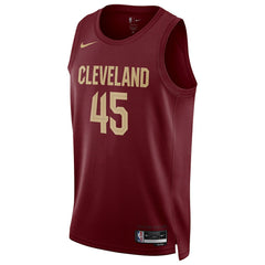 Nike Donovan Mitchell Cleveland Cavaliers Unisex Swingman Jersey Icon Editi- Wine