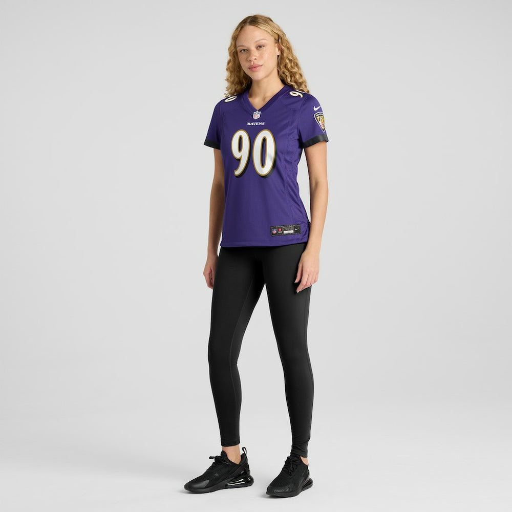 David Ojabo Baltimore Ravens Women's Game Player Jersey - Purple - Nike