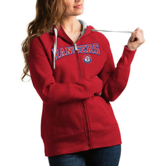 Texas Rangers Antigua Women's Team Logo Victory Full-Zip Hoodie Near Me