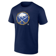 Buffalo Sabres Splatter Logo Team T-Shirt - Navy | NHL near me