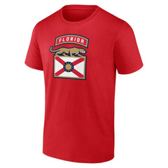 Florida Panthers Shoulder Patch Logo T-Shirt - Red | NHL discount