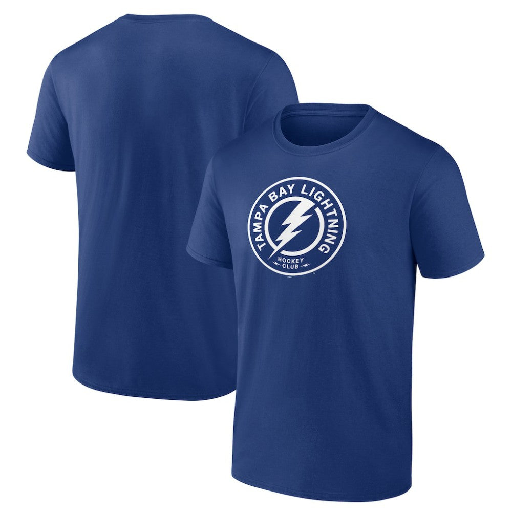 Tampa Bay Lightning Shoulder Patch Logo T-Shirt - Blue | NHL near me