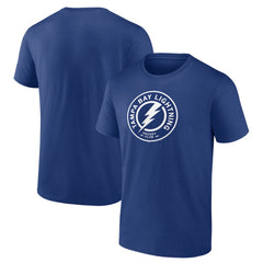 Tampa Bay Lightning Shoulder Patch Logo T-Shirt - Blue | NHL near me