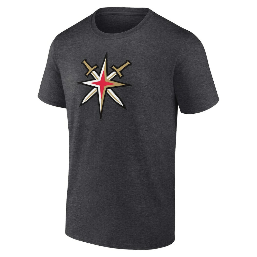 Vegas Golden Knights Shoulder Patch Logo T-Shirt - Charcoal | NHL online