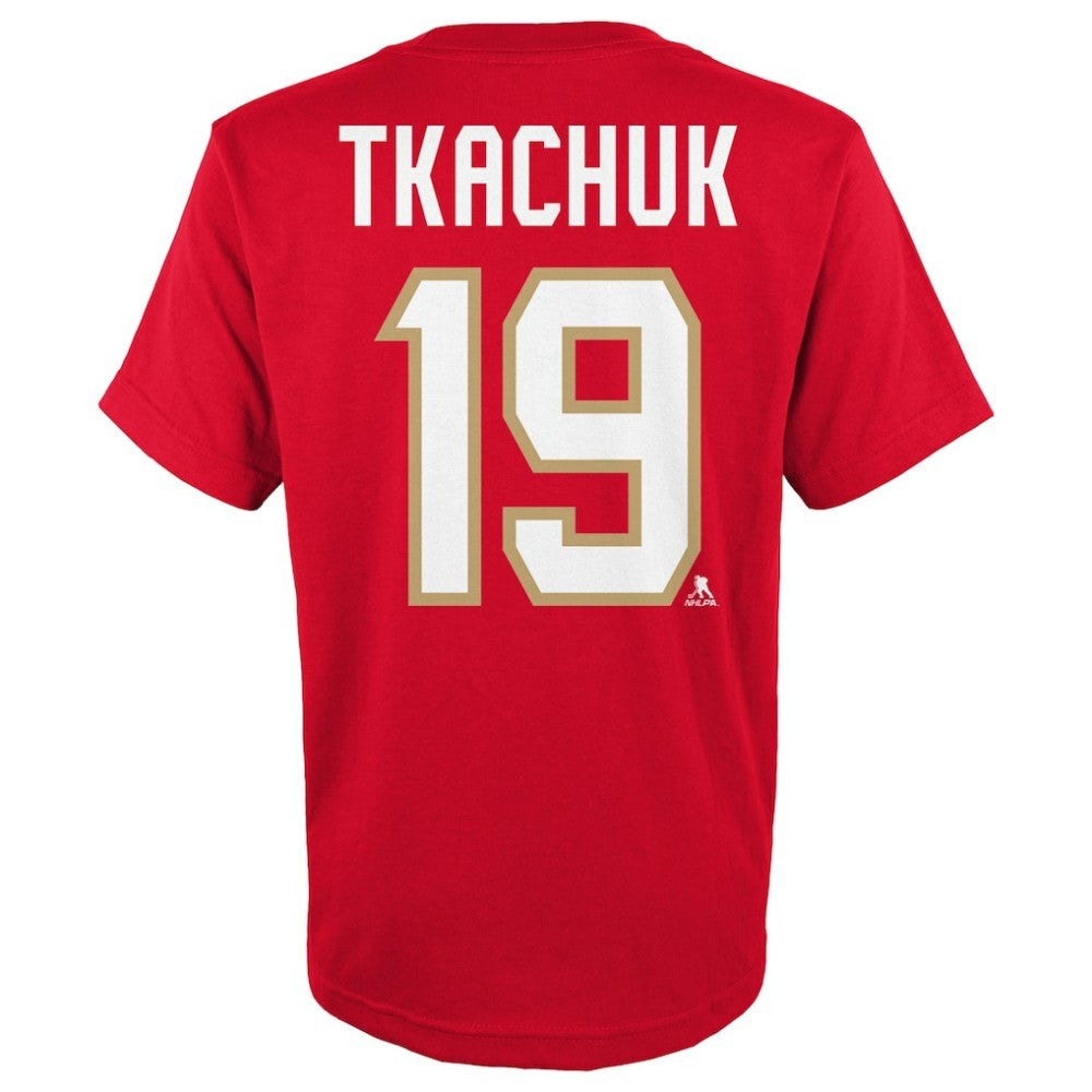 Matthew Tkachuk Florida Panthers Youth Player Name & Number T-Shirt - Red | NHL online