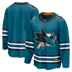 San Jose Sharks Fanatics Home Breakaway Jersey - Teal | Fanatics discount