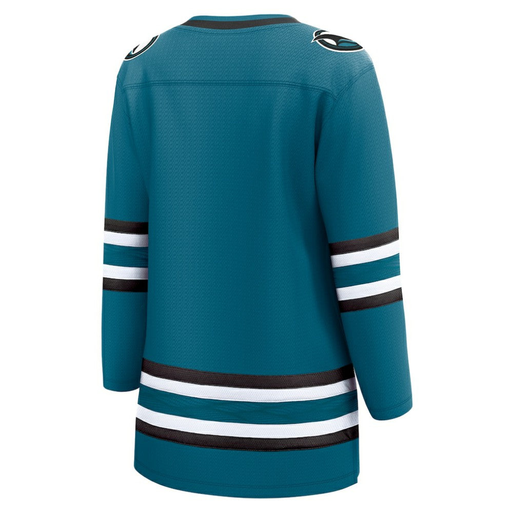 San Jose Sharks Fanatics Women's Home Breakaway Jersey - Teal | Fanatics on sale