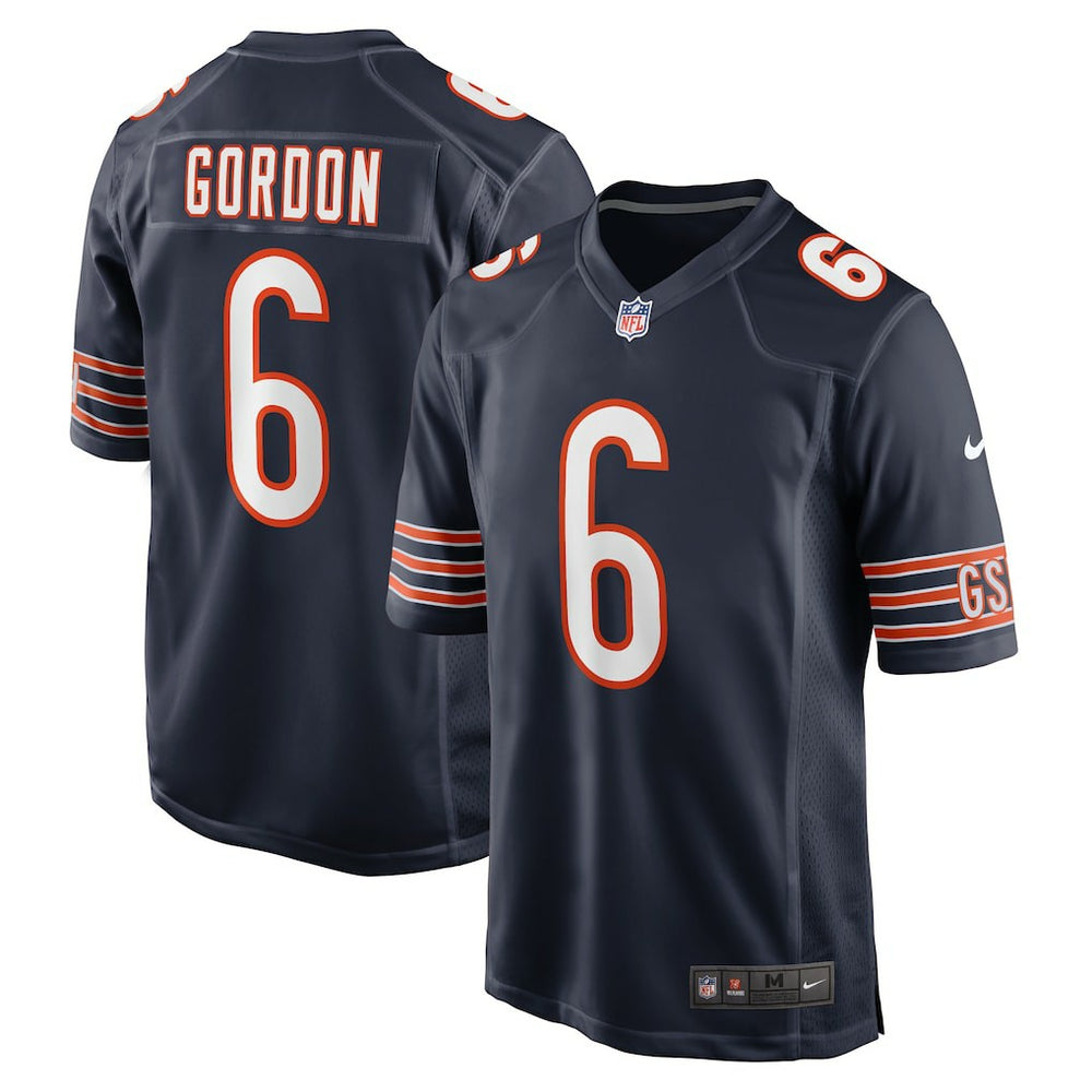 Kyler Gordon Chicago Bears Game Player Jersey - Navy - Nike
