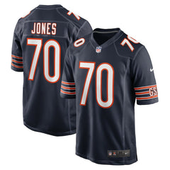Braxton Jones Chicago Bears Game Player Jersey - Navy - Nike