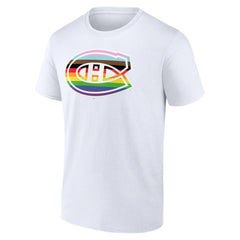 Montreal Canadiens Team Pride Logo T-Shirt - White | NHL on sale
