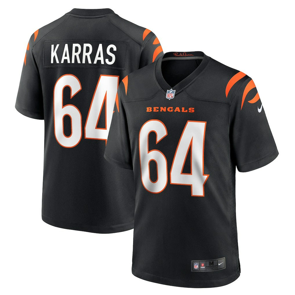 Ted Karras Cincinnati Bengals Game Player Jersey - Black - Nike