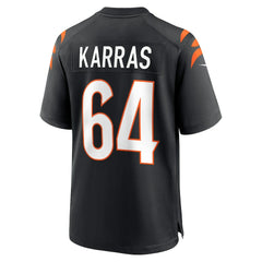 Ted Karras Cincinnati Bengals Game Player Jersey - Black - Nike