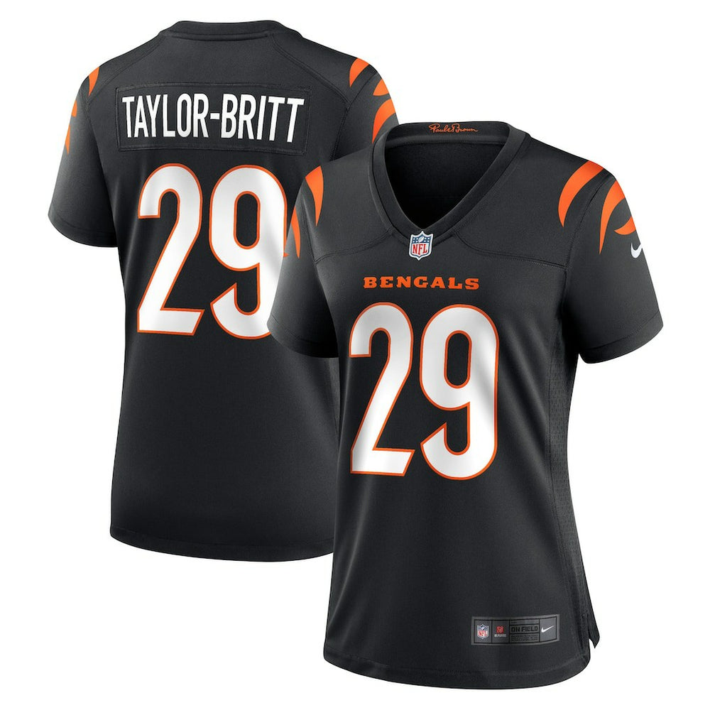Cam Taylor-Britt Cincinnati Bengals Women's Game Player Jersey - Black - Nike