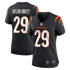 Cam Taylor-Britt Cincinnati Bengals Women's Game Player Jersey - Black - Nike