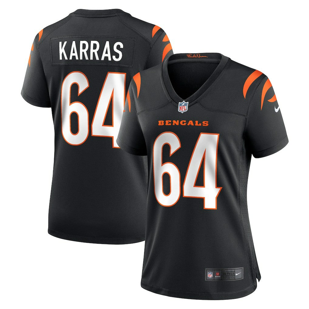 Ted Karras Cincinnati Bengals Women's Game Player Jersey - Black - Nike