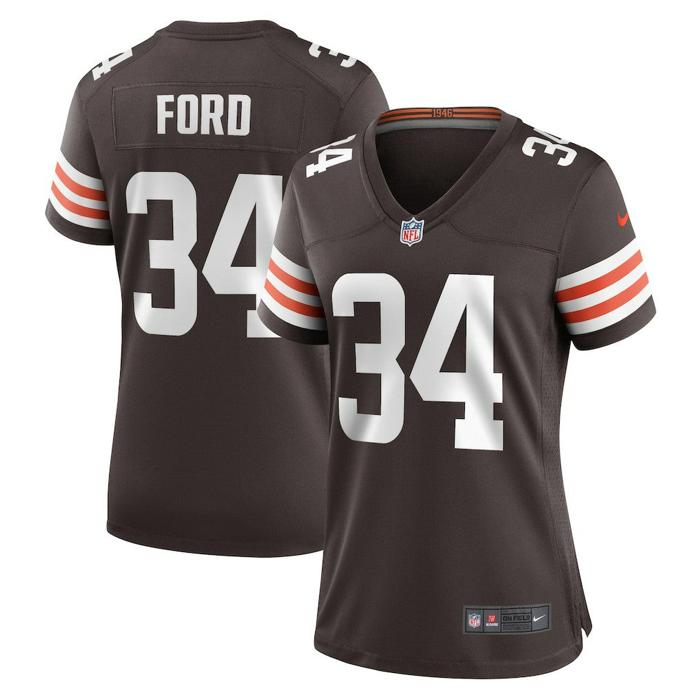 Jerome Ford Cleveland Browns Women's Game Player Jersey - Brown - Nike