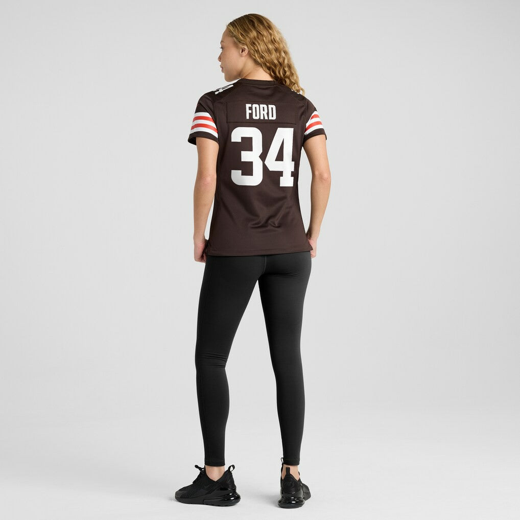 Jerome Ford Cleveland Browns Women's Game Player Jersey - Brown - Nike