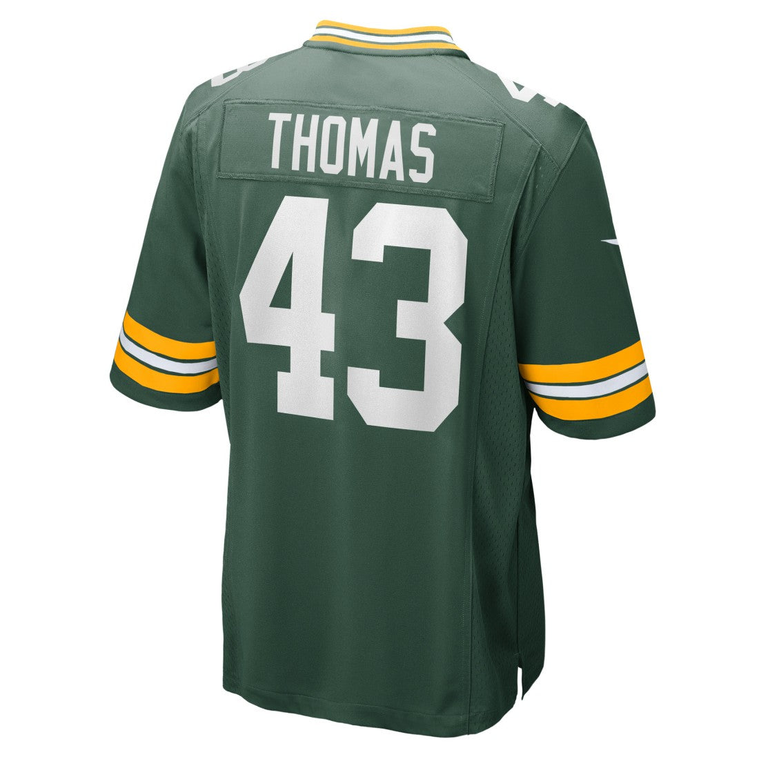 Kiondre Thomas Green Bay Packers Game Player Jersey - Green - Nike