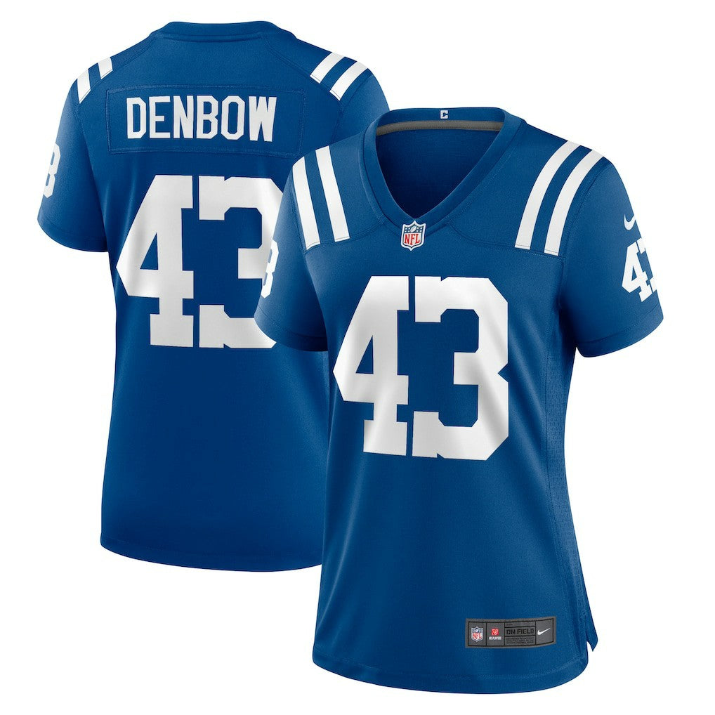 Trevor Denbow Indianapolis Colts Women's Game Player Jersey - Royal - Nike
