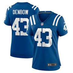 Trevor Denbow Indianapolis Colts Women's Game Player Jersey - Royal - Nike