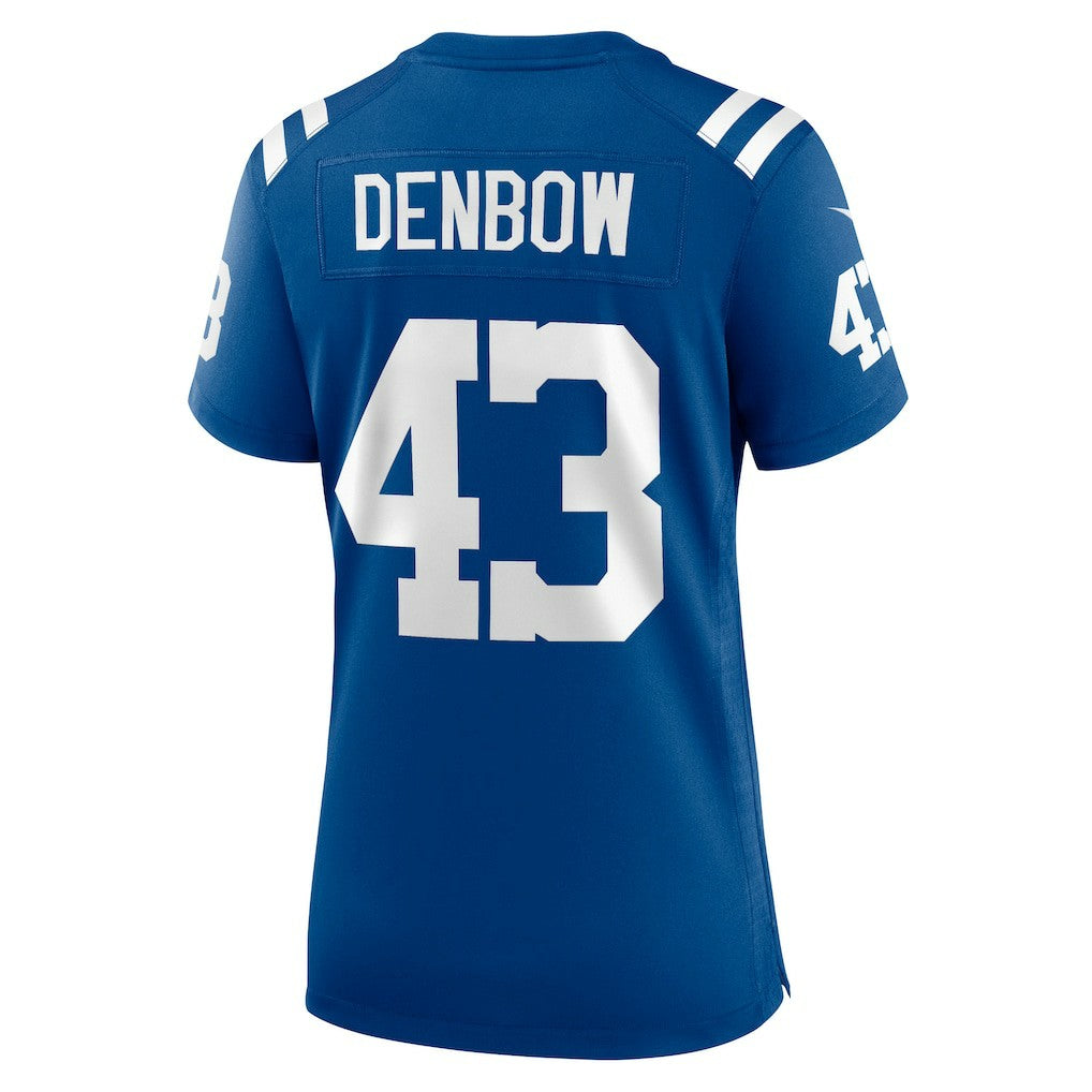 Trevor Denbow Indianapolis Colts Women's Game Player Jersey - Royal - Nike
